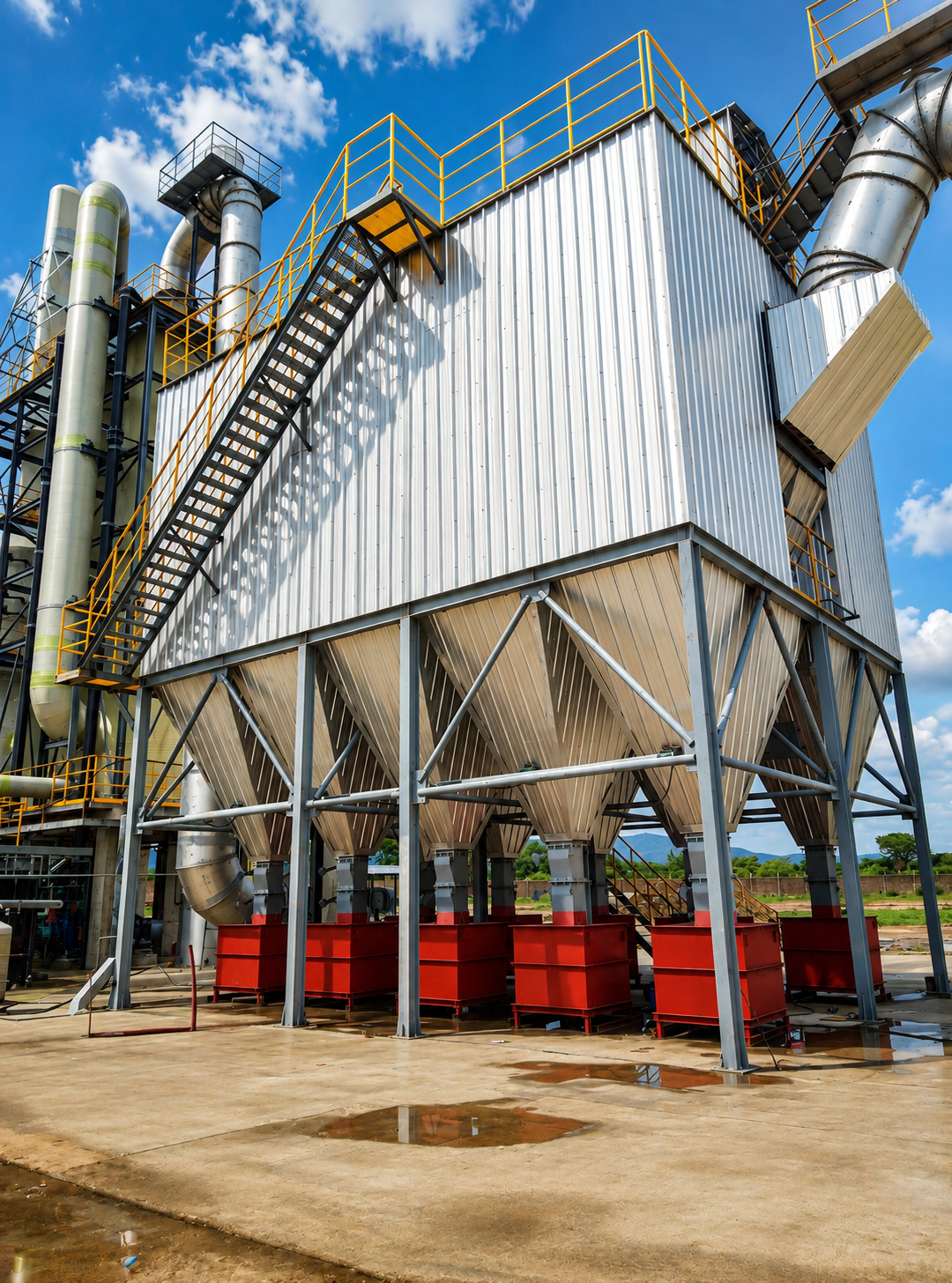 Nickel and copper processing plant construction, Bahi District
